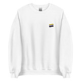 Enby Flag Embroidered Sweater