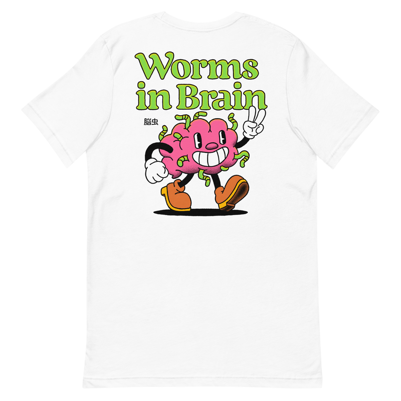 Worms in Brain Front & Back T-Shirt
