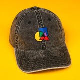 Overlapping Colors Geometric Shape Hat