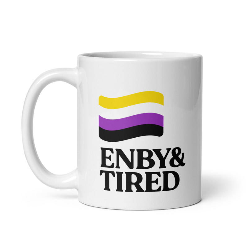 Enby & Tired Coffee Mug