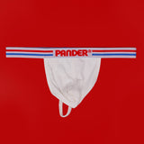 White Pander Ribbed Thong