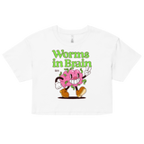 Worms in Brain Crop Top