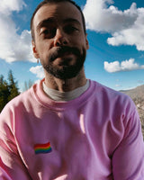 LGBT Flag Embroidered Sweater