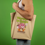 Worms in Brain Tote Bag