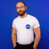 NASA cum logo t-shirt