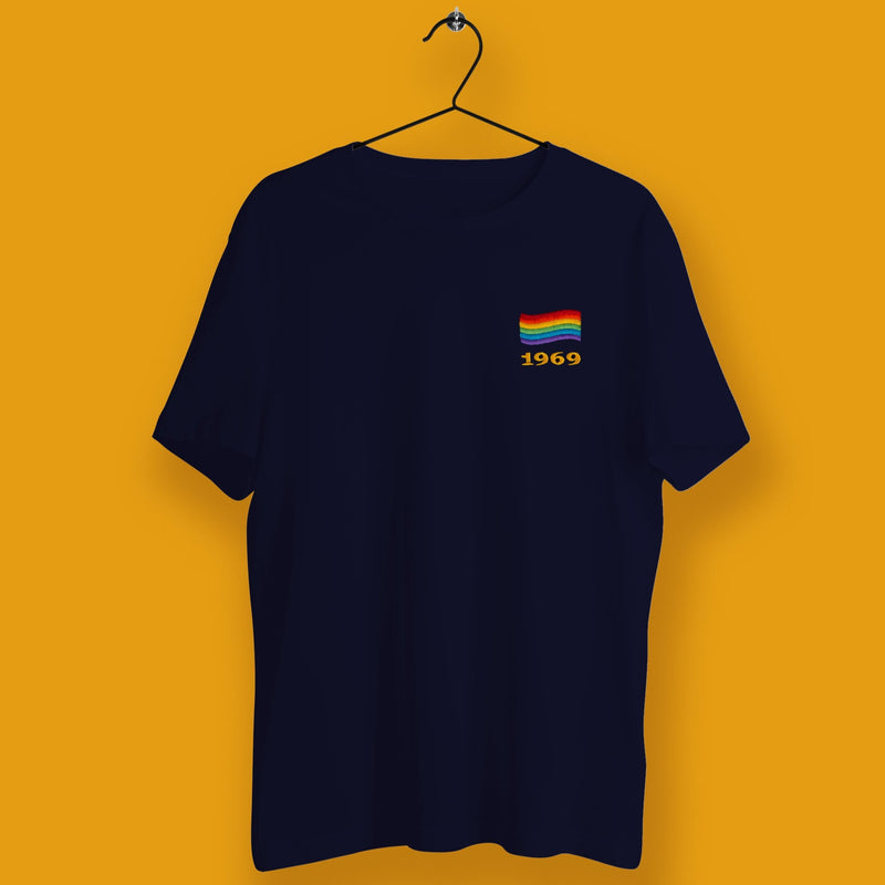 Stonewall 1969 Rainbow Embroidered T-Shirt