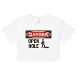 Danger, Open Hole Crop Top